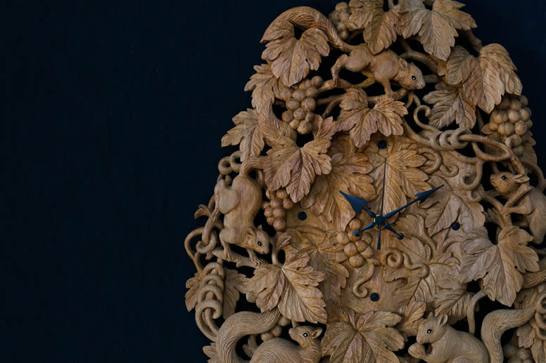 オーダーメイドの掛け時計