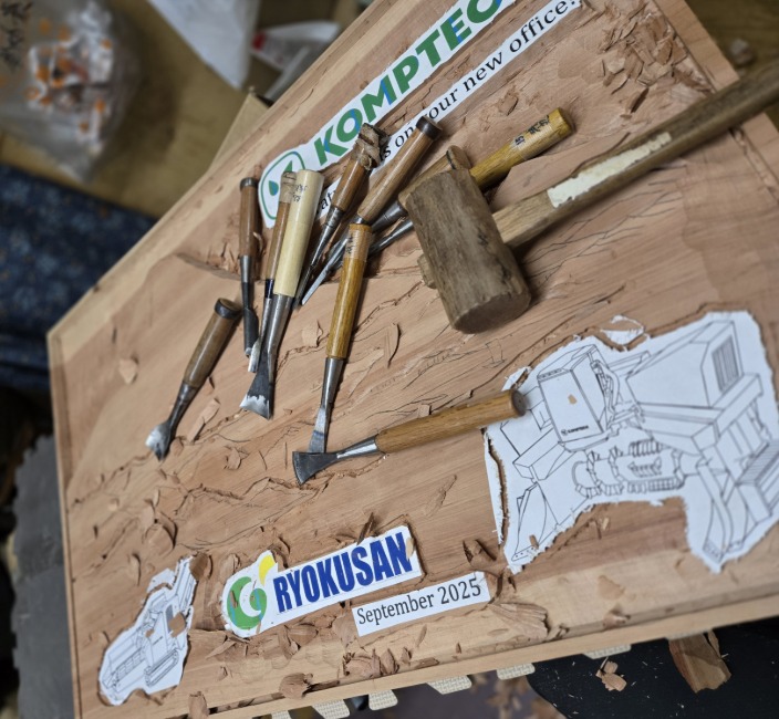 レリーフ額の写真