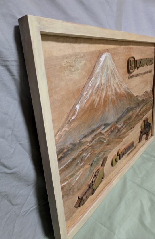 レリーフ額の写真