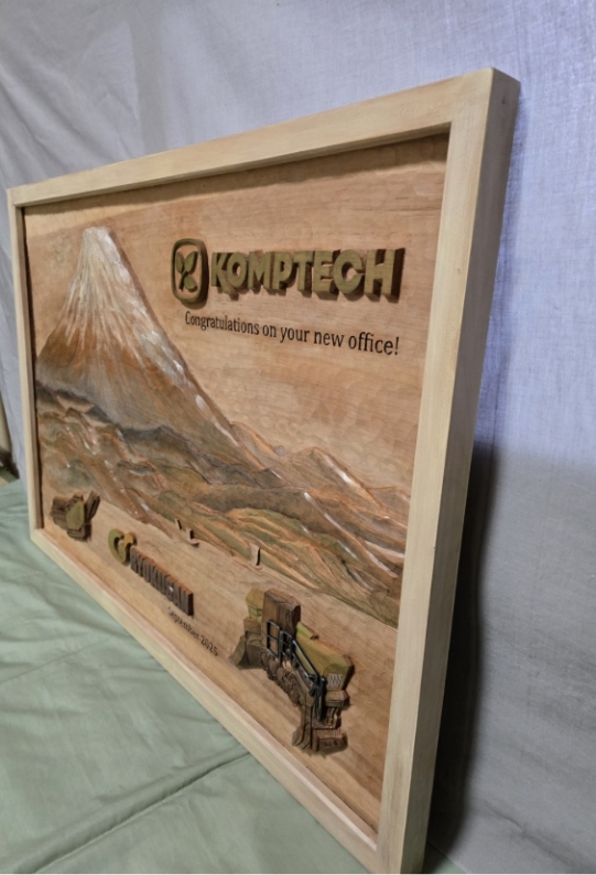 レリーフ額の写真