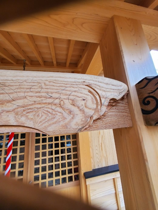 こうりょう唐草彫りの写真