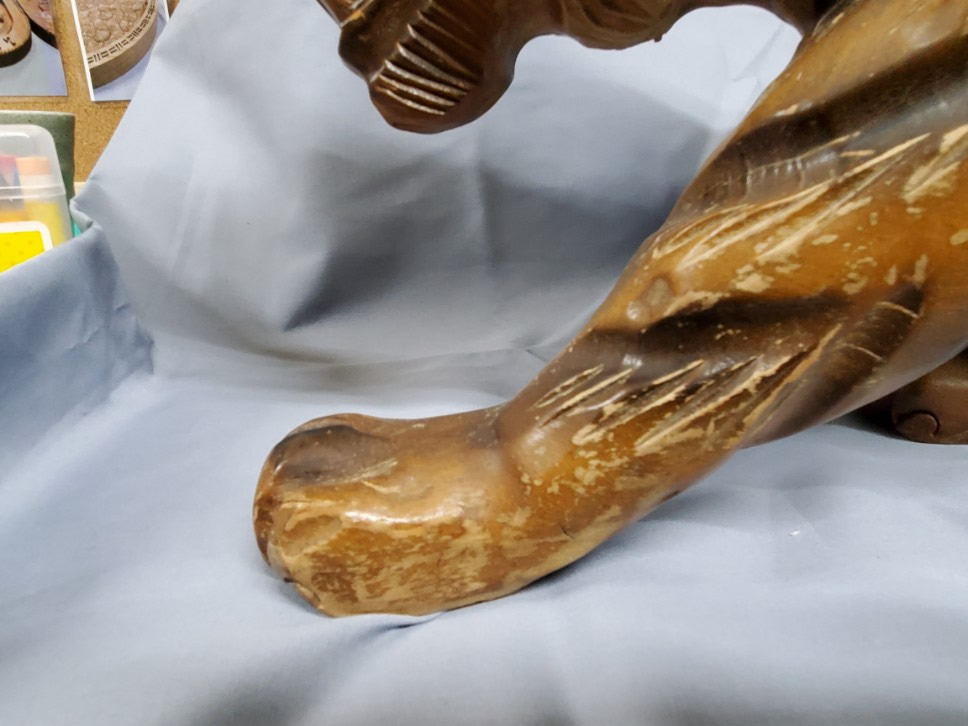 虎の置物の写真