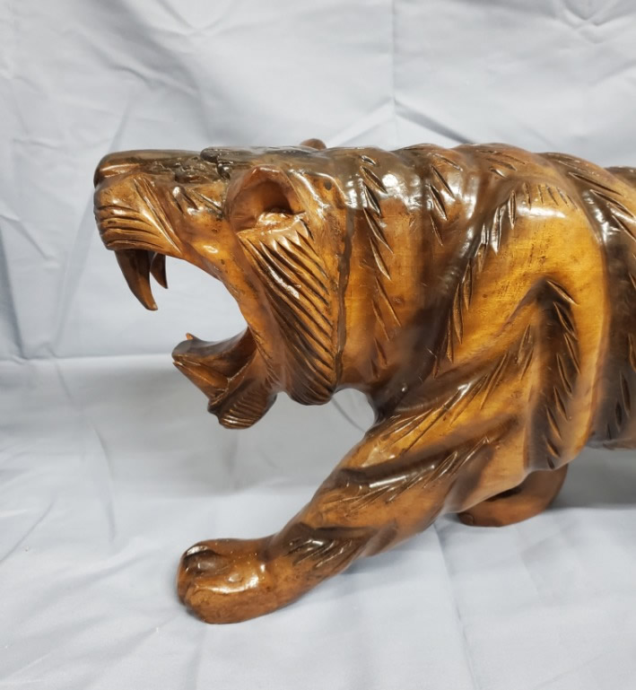 虎の置物の写真