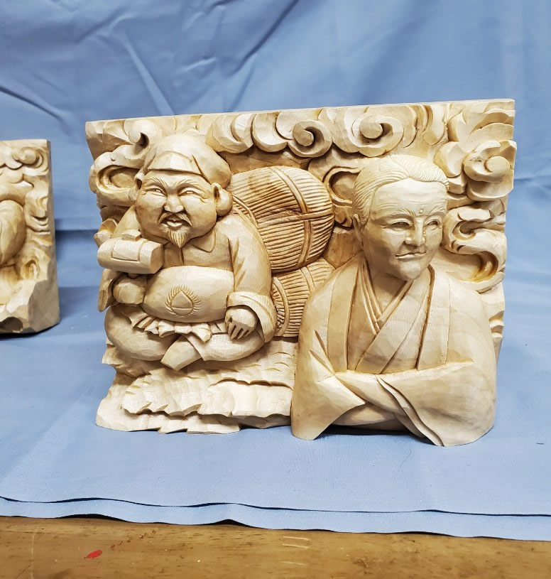 看板受けの写真