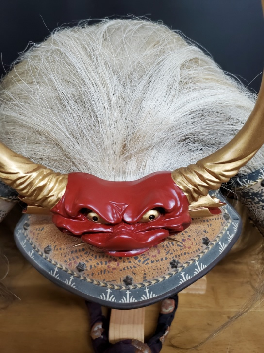 武田信玄  兜のまえ飾りの写真