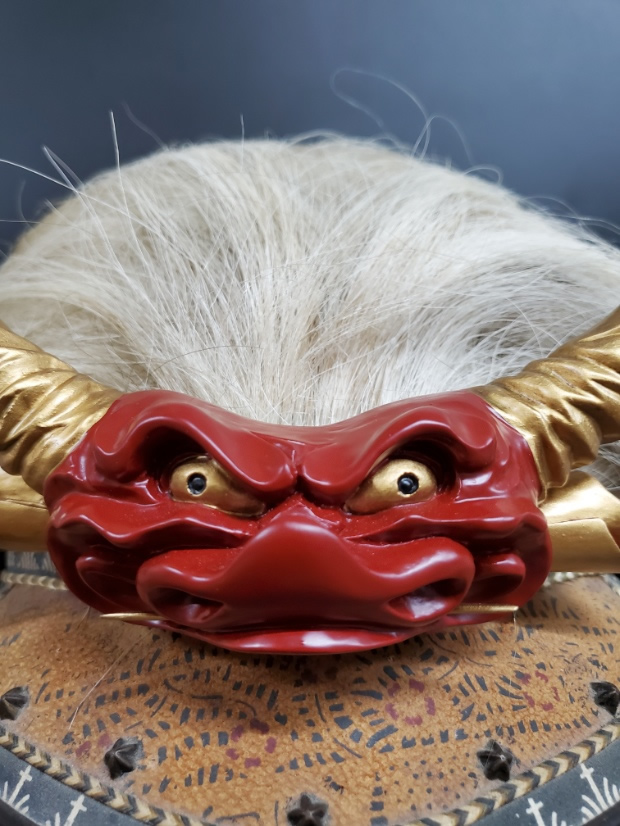 武田信玄  兜のまえ飾りの写真