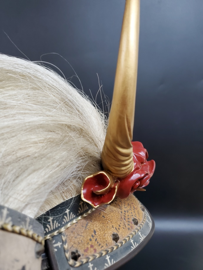 武田信玄  兜のまえ飾りの写真