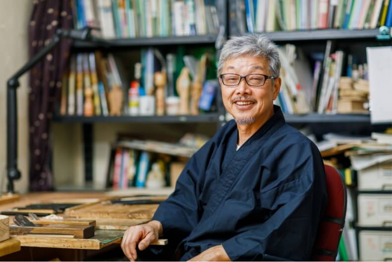 彫刻家・鈴木清貴の写真